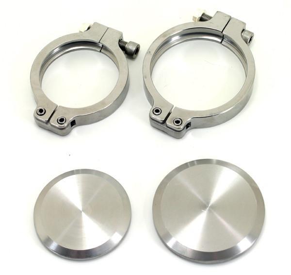 PLM Block Off Flange & Clamp For Tial 44mm MVR Wastegate EWG PrivateLabelMfg
