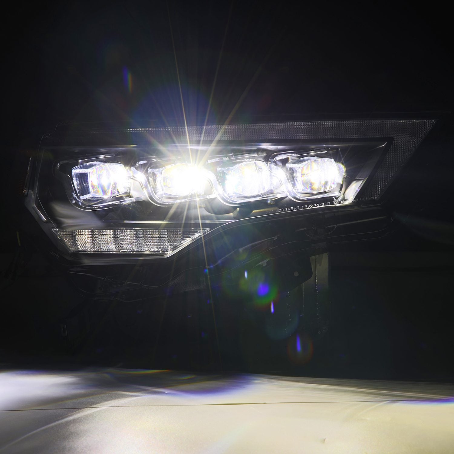 AlphaRex 14-22 Toyota 4Runner MK II NOVA-Series LED Projector Headlights Black - 880808 AlphaRex