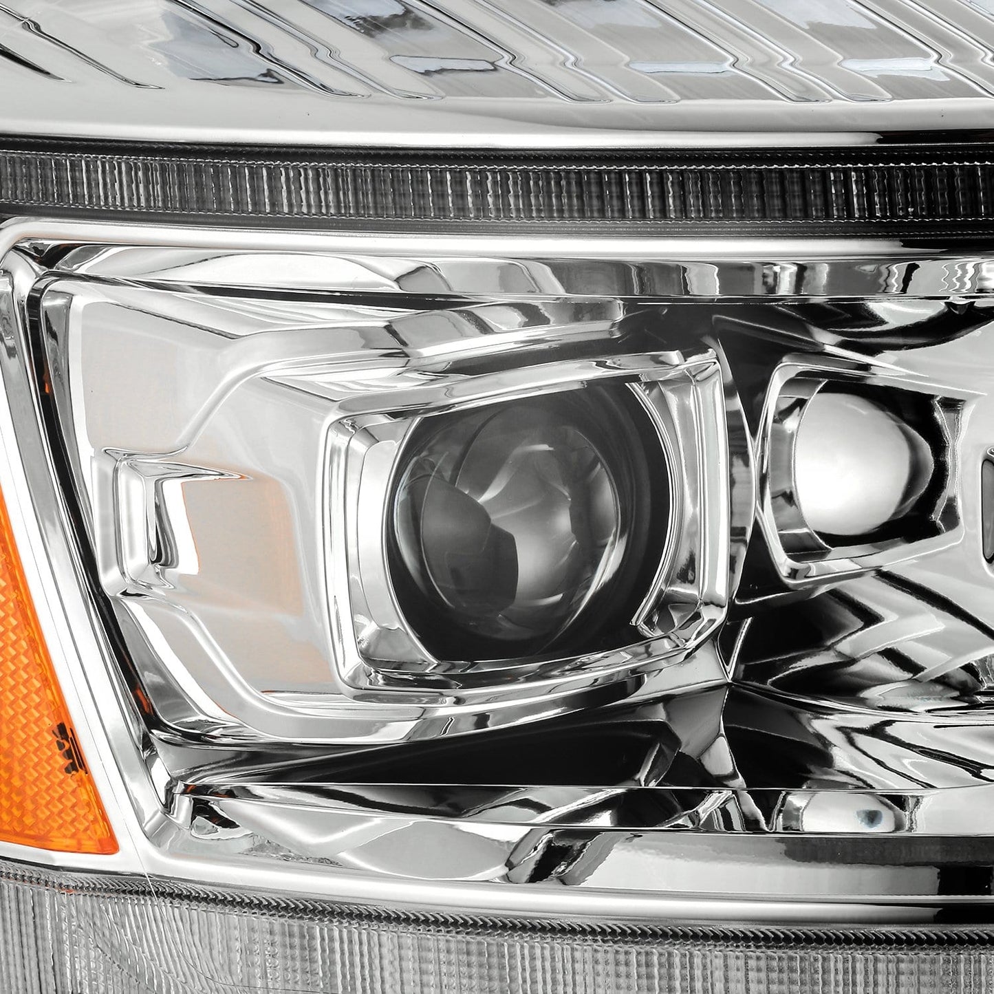 AlphaRex 06-08 Dodge Ram PRO-Series Halogen Projector Headlights Chrome - 880531 AlphaRex