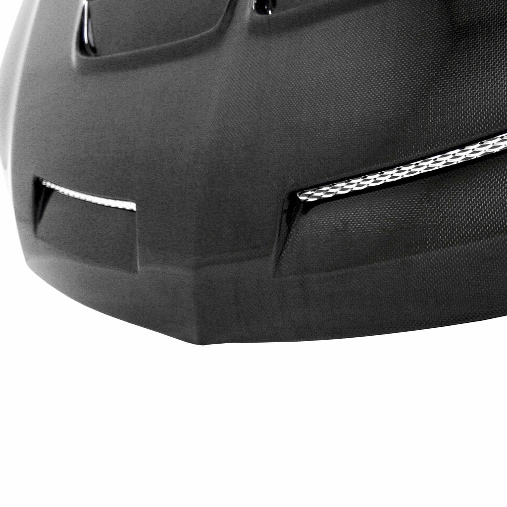 Seibon TSII-style carbon fiber hood for 2003-2006 Mitsubishi Lancer EVO - HD0305MITEVO8-TSII