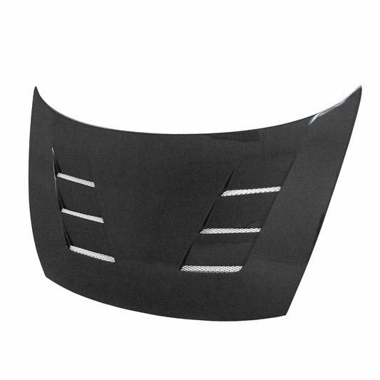 Seibon HD0607HDCV4D-TS TS-Style Carbon Fiber Hood for 2006–2011 Honda Civic 4DR