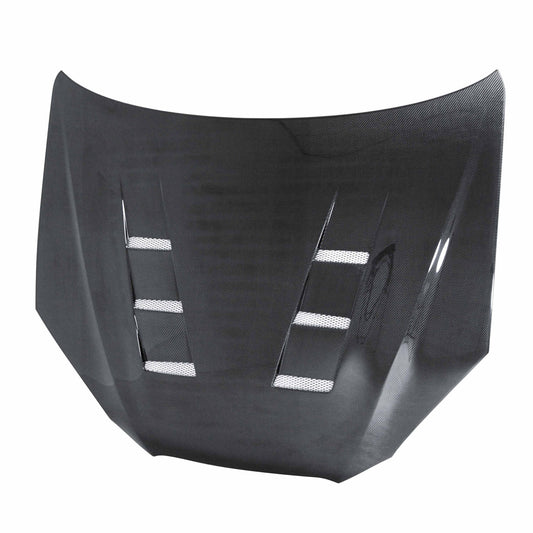 Seibon HD0809HYGEN2D-TS TS-Style Carbon Fiber Hood for 2010–2012 Hyundai Genesis 2DR