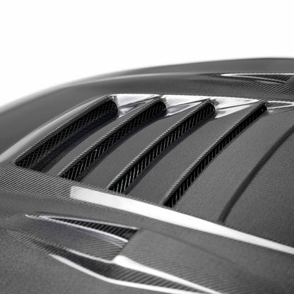 Seibon Nissan GT-R Carbon Fiber Hood (DS-style) - HD0910NSGTR-DS