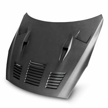 Load image into Gallery viewer, Front View of Seibon GTII-Style Dry Carbon Hood for 2009-2016 Nissan GT-R