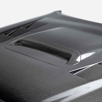 Seibon HD12TYTA-TS Carbon Fiber TS-Style Hood for 2012–2015 Toyota Tacoma