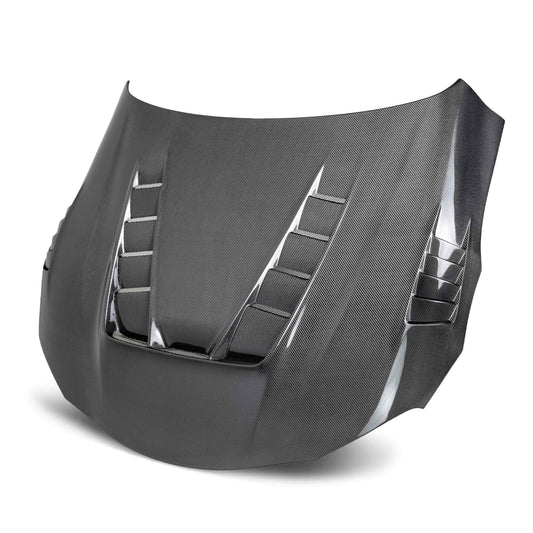 Seibon HD20TYSUP-TV-DS TV-Style Double-Sided Carbon Fiber Hood for 2020–2026 Toyota GR Supra