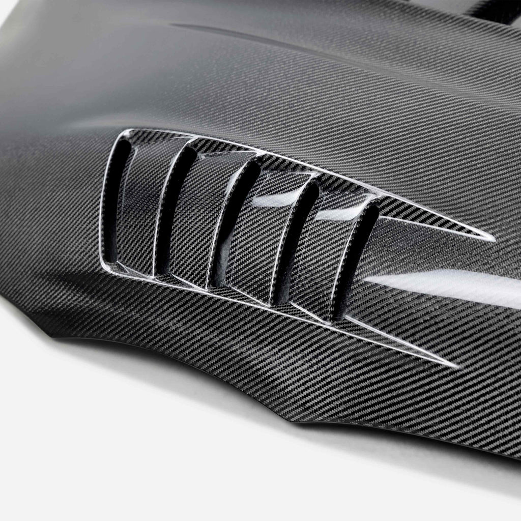 Seibon TV-style double sided carbon fiber hood for 2020-2023 Toyota Supra - HD20TYSUP-TV-DS