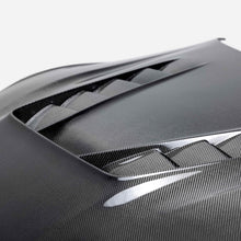 Load image into Gallery viewer, Seibon TV-style double sided carbon fiber hood for 2020-2023 Toyota Supra - HD20TYSUP-TV-DS