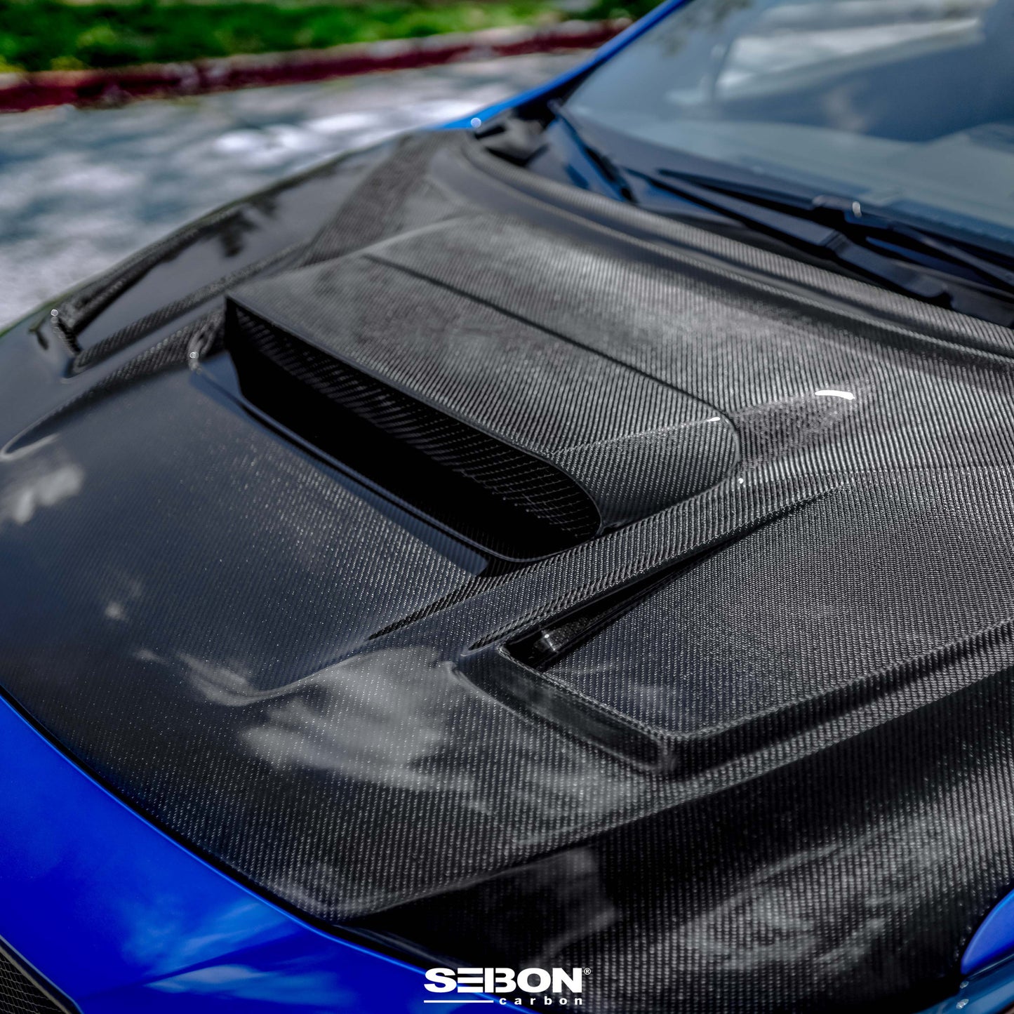 Seibon VS-style carbon fiber hood for 2022-2024 Subaru WRX - HD22SBIMP-VS