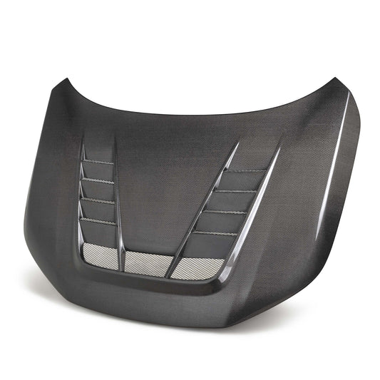 Seibon HD23HDCVR-TV-DS Double-Sided Carbon Fiber TV-Style Hood for 2023–2025 Honda Civic Type R