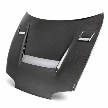 Seibon KB-style carbon fiber hood for 1993-1998 Toyota Supra - HD9398TYSUP-KB Seibon