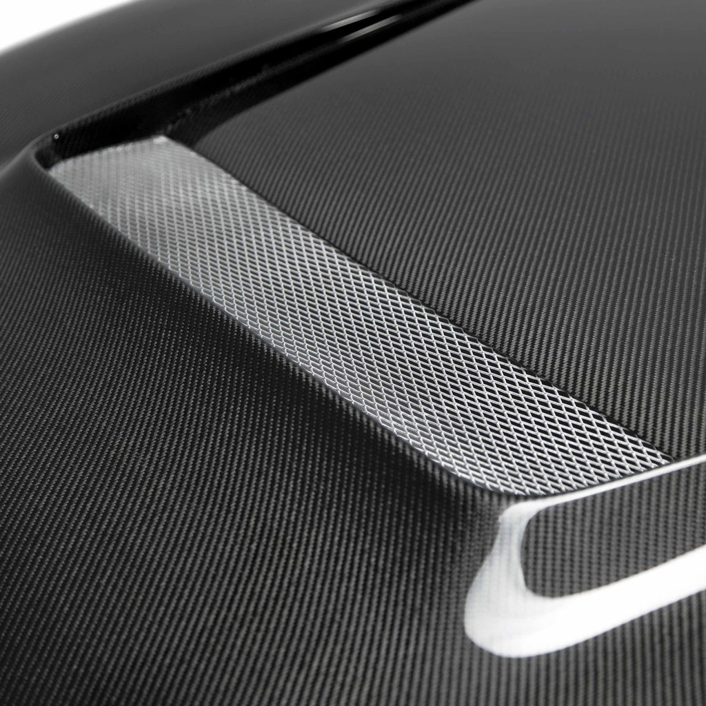 Seibon KB-style carbon fiber hood for 1993-1998 Toyota Supra - HD9398TYSUP-KB