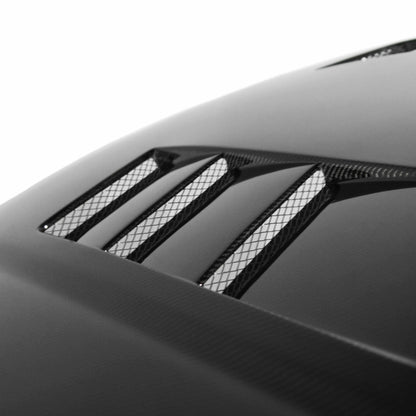Seibon TS-style carbon fiber hood for 1999-2000 Honda Civic - HD9900HDCV-TS
