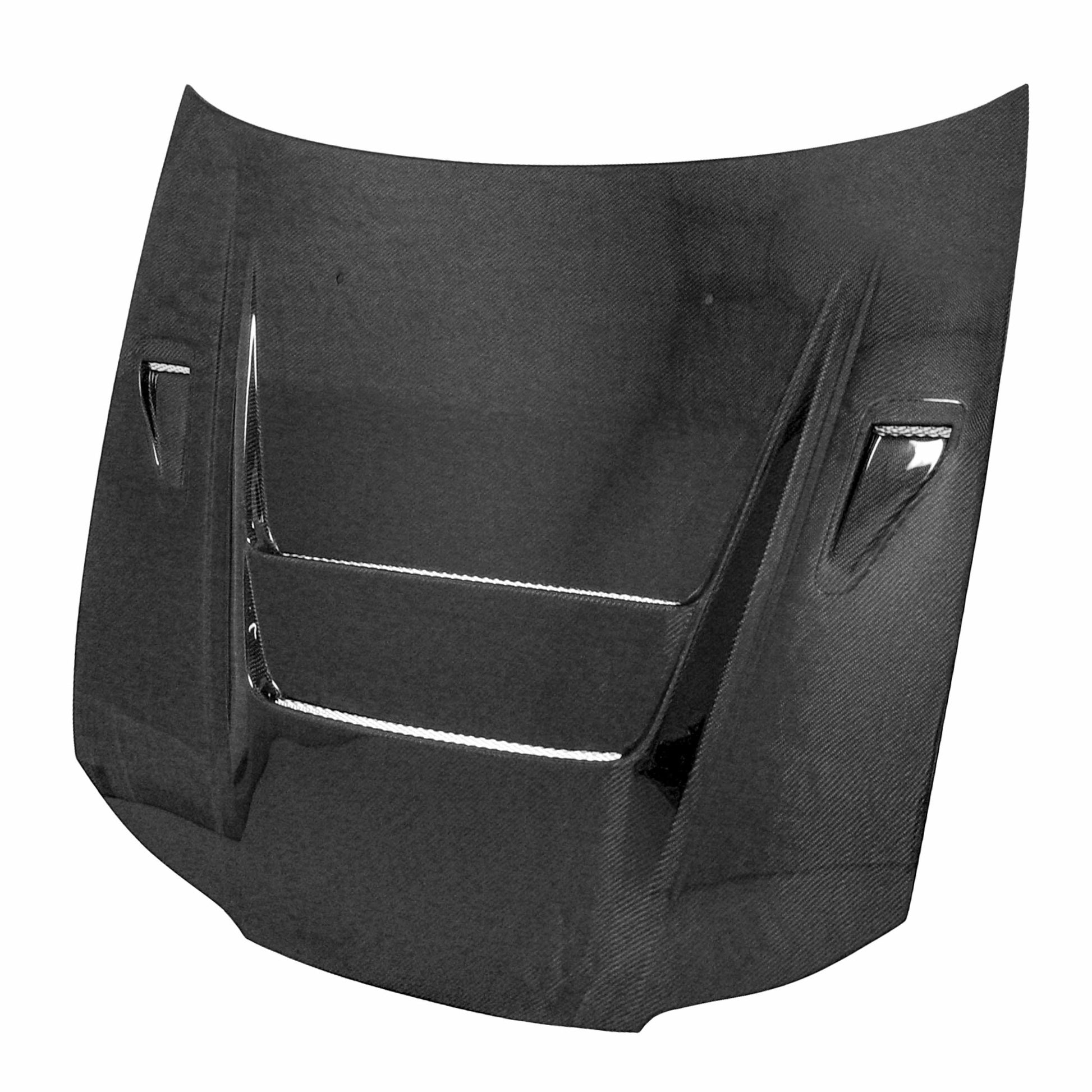 Seibon DVII-style carbon fiber hood for 1999-2001 Nissan S15 - HD9901NSS15-DVII Seibon