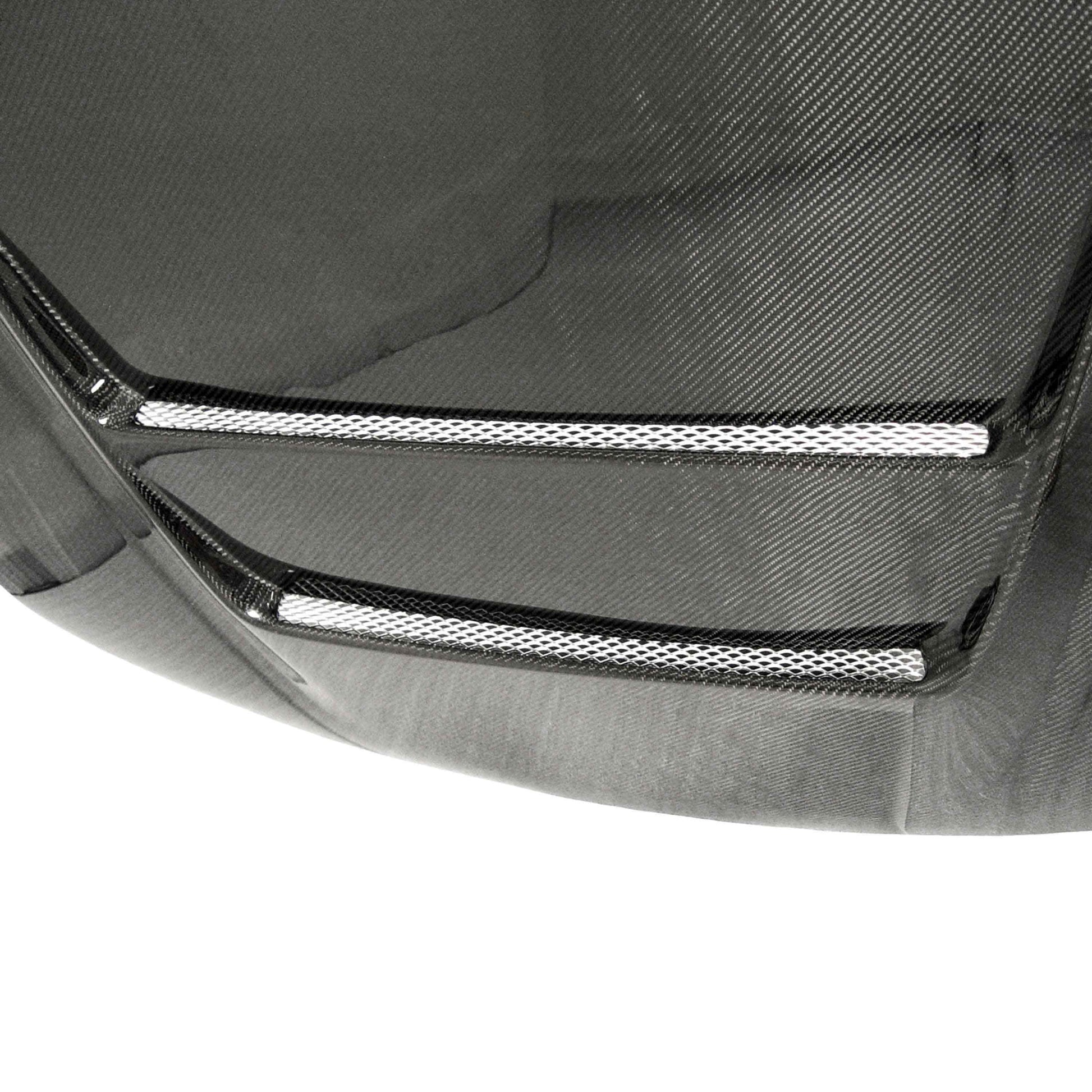 Seibon DVII-style carbon fiber hood for 1999-2001 Nissan S15 - HD9901NSS15-DVII Seibon