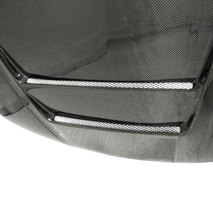 Seibon DVII-style carbon fiber hood for 1999-2001 Nissan S15 - HD9901NSS15-DVII Seibon