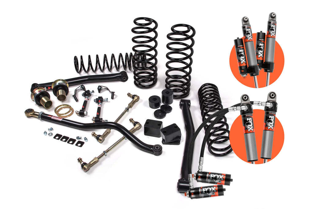 JKS Jeep JL J-Lander 3.5in 4Dr w/Fox 2.0 Performance Shocks HD Rate Coils