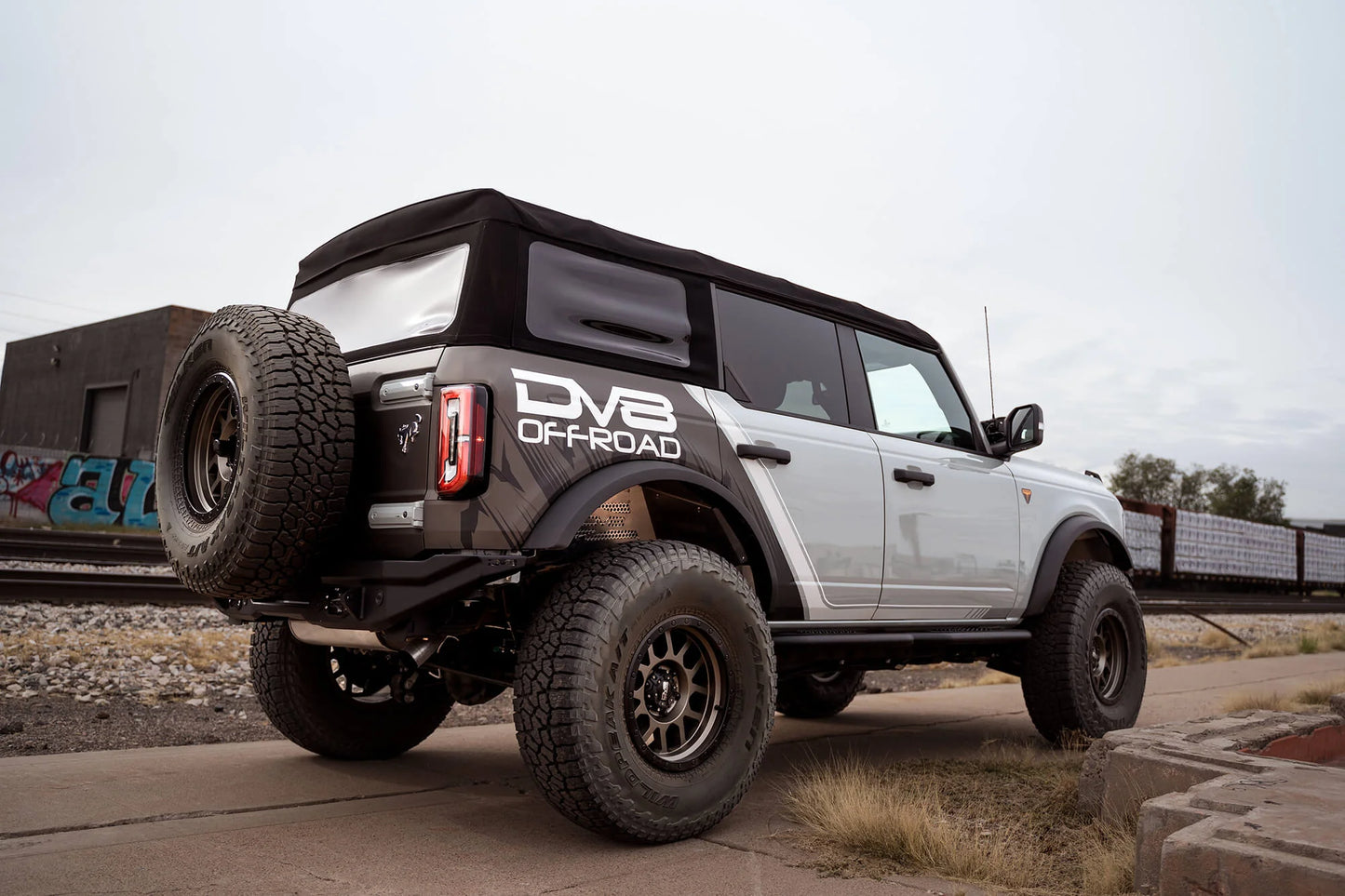 DV8 Offroad 21-24 Ford Bronco FS-15 Series Rear Bumper  RBBR-02