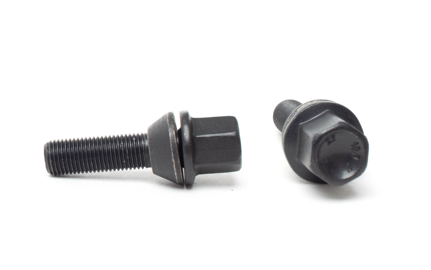 H&R 14254108SW set of 10 replacement wheel bolts 14x1.25 41mm tapered black