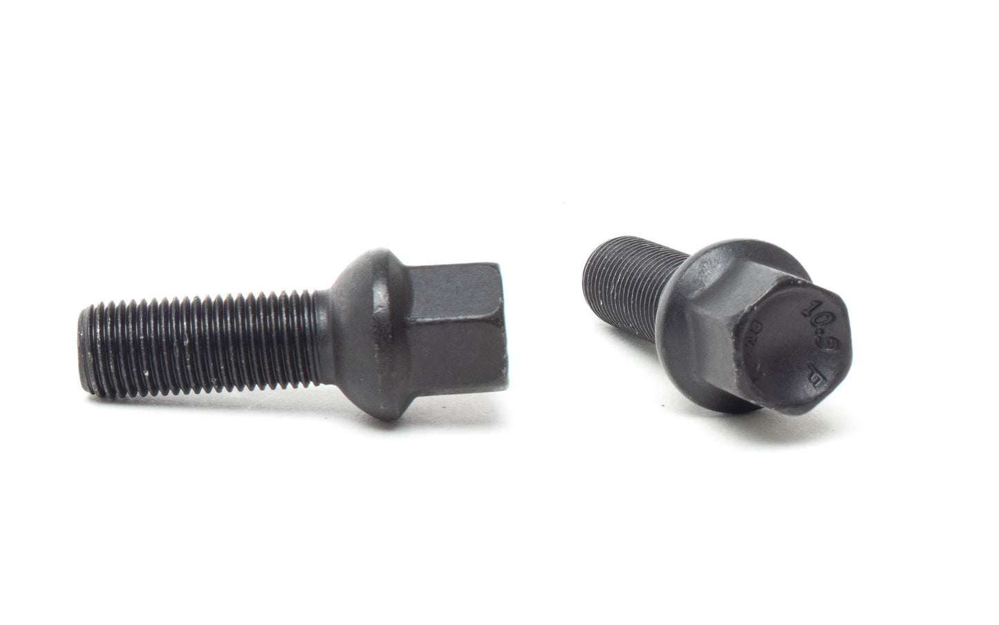 H&R 1453703SW set of 10 replacement wheel bolts 14x1.5 37mm VW Audi ball black