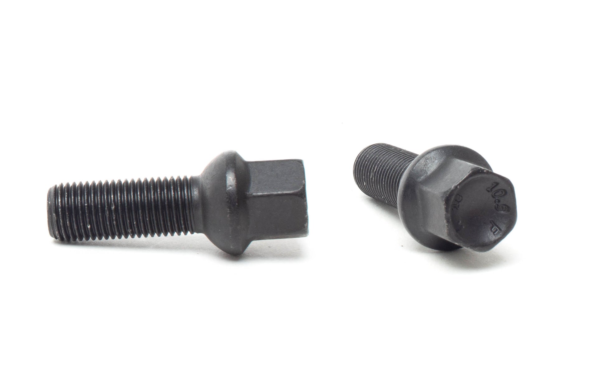 H&R 1453703SW set of 10 replacement wheel bolts 14x1.5 37mm VW Audi ball black