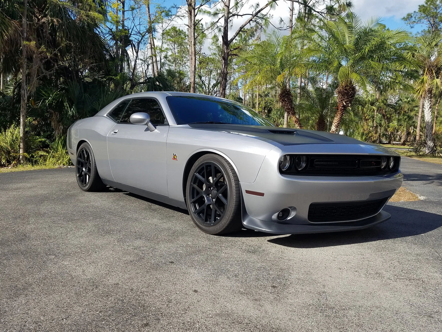 H&R 50888 Sport Lowering Springs Installed on a 2015-2023 Dodge Challenger