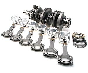 Brian Crower Nissan VQ37HR Stroker Kit - 92mm Stroke Billet Crank Custom Rods Custom Pistons - BC0229U