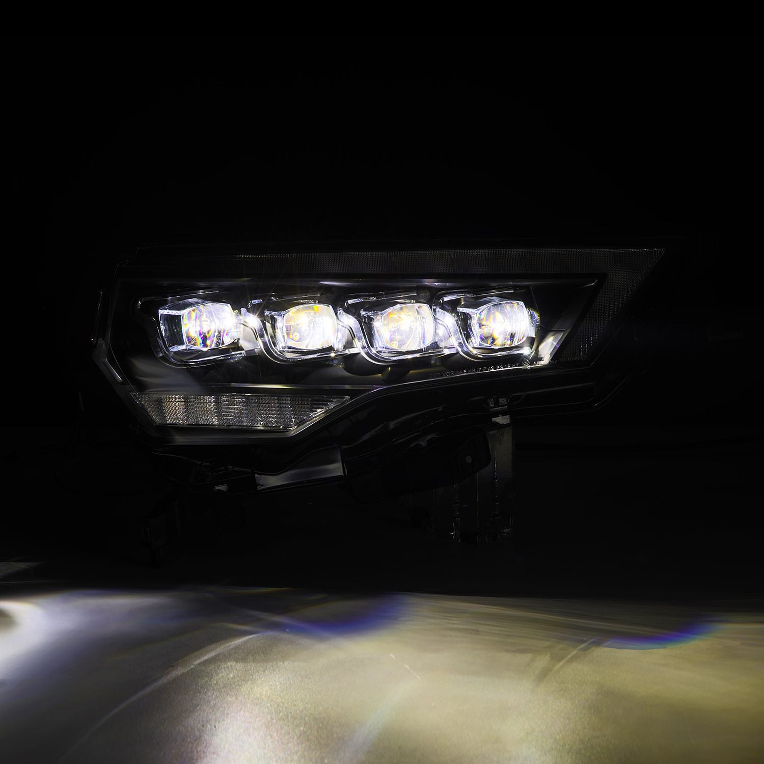 AlphaRex 14-22 Toyota 4Runner MK II NOVA-Series LED Projector Headlights Black - 880808 AlphaRex