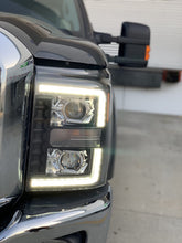 Load image into Gallery viewer, AlphaRex 11-16 Ford Super Duty LUXX-Series LED Projector Headlights Alpha-Black - 880143