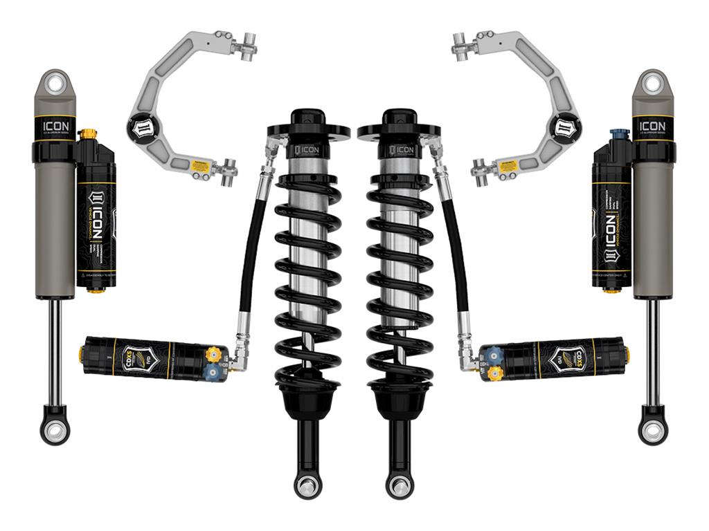 ICON 21-24 Ford F-150 4WD 2.5 Series Stage 4 Tubular CDXS Suspension System K93134D