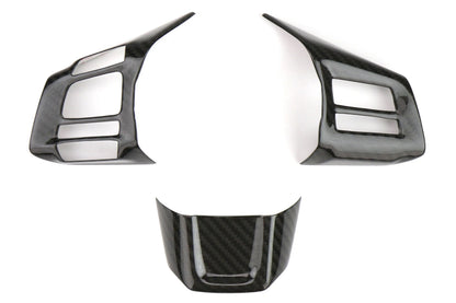 OLM Dry Carbon Fiber Steering Wheel Covers (MT) - 2016-2018 WRX / STI