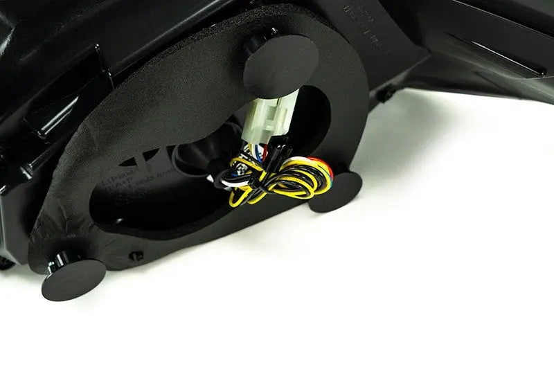 OLM Evolution Tail Lights (Clear Lens, Black Base, Red Bar) - 2015-2021 WRX / STI