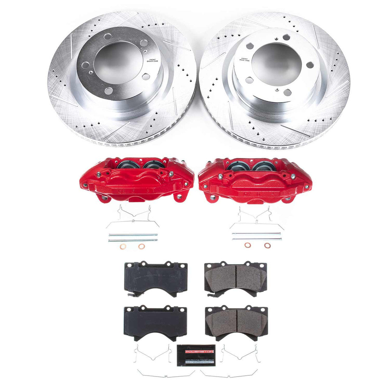 Power Stop 01-07 Toyota Sequoia Front Z23 Evolution Sport Brake Kit w/Calipers