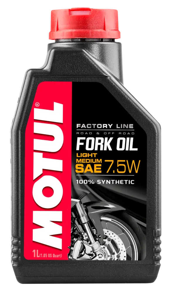 Motul 1L Suspension FORK OIL Factory Line LIGHT/MED. 7.5W - Synthetic Ester