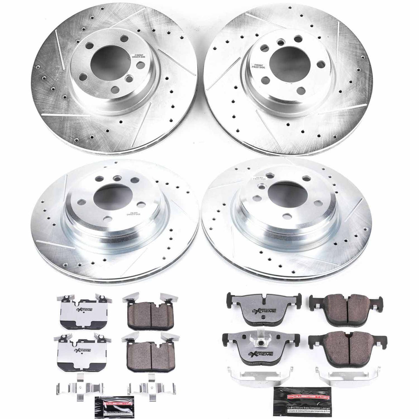 Power Stop 2016 BMW 328i xDrive Front & Rear Z23 Evolution Sport Brake Kit