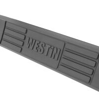 Westin E-Series 3 Round Nerf Bars Dual Step Pad Polished Stainless Steel - 23-1680 PAIR