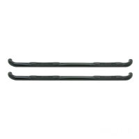 Westin E-Series 3 Round Nerf Bars Dual Step Pad Black - 23-1685 PAIR