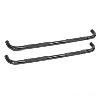 Westin E-Series 3 Round Nerf Bars Dual Step Pad Black - 23-2315 PAIR