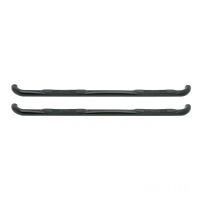 Westin E-Series 3 Round Nerf Bars Dual Step Pad Black - 23-2315 PAIR