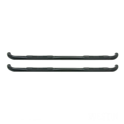 Westin E-Series 3 Round Nerf Bars Dual Step Pad Black - 23-3555 PAIR