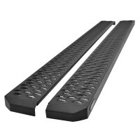 Westin Grate Steps Running Boards Textured Black - 27-74725