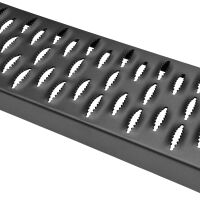 Westin Grate Steps Running Boards Textured Black - 27-74725