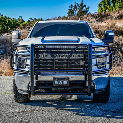 Westin HDX Grille Guard Black For 2020-2023 Chevrolet Silverado 2500 / 3500 HD - 57-3995 Westin