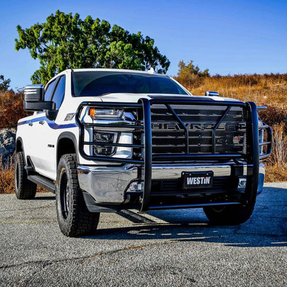Westin HDX Grille Guard Black For 2020-2023 Chevrolet Silverado 2500 / 3500 HD - 57-3995 Westin