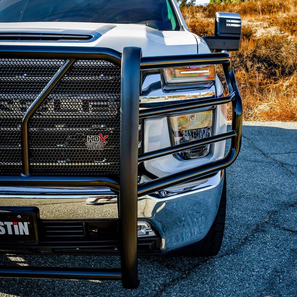 Westin HDX Grille Guard Black For 2020-2023 Chevrolet Silverado 2500 / 3500 HD - 57-3995 Westin