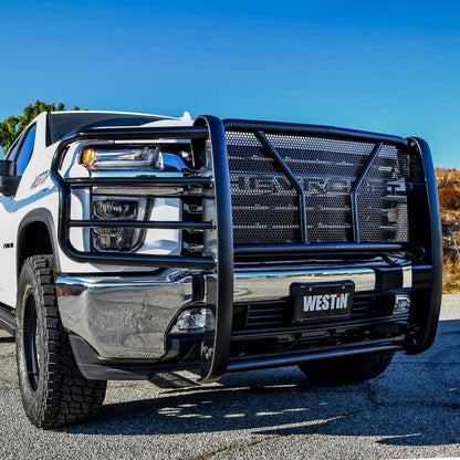 Westin HDX Grille Guard Black For 2020-2023 Chevrolet Silverado 2500 / 3500 HD - 57-3995 Westin