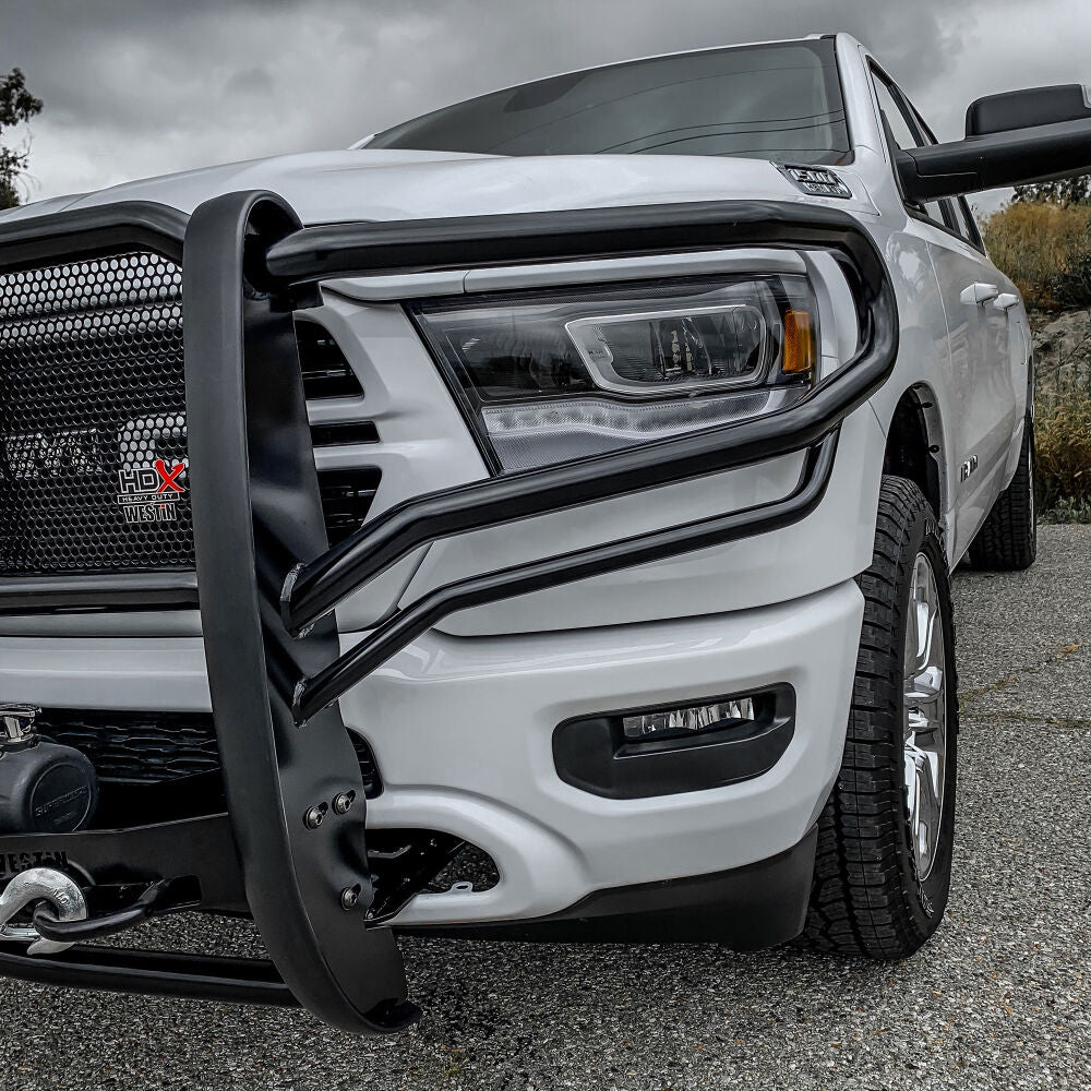 Westin HDX Winch Mount Grille Guard Black For 2019-2024 Ram 1500 - 57-93975A Westin