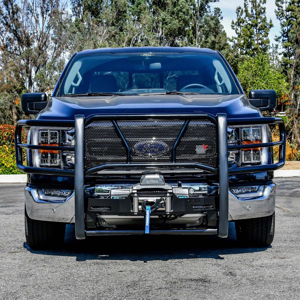 Westin HDX Winch Mount Grille Guard Black For 2021-2023 Ford F-150 - 57-94065A Westin