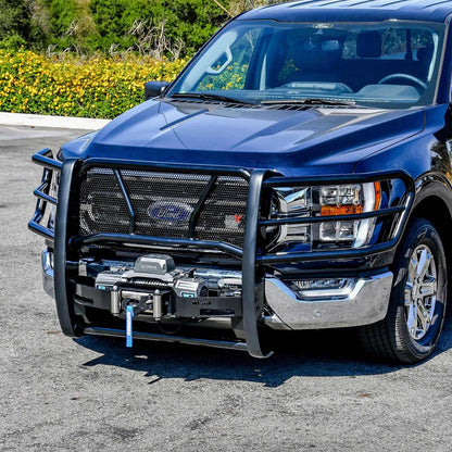 Westin HDX Winch Mount Grille Guard Black For 2021-2023 Ford F-150 - 57-94065A Westin