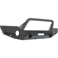 Westin WJ2 Full Width Front Bumper With Bull Bar Textured Black - 59-80115